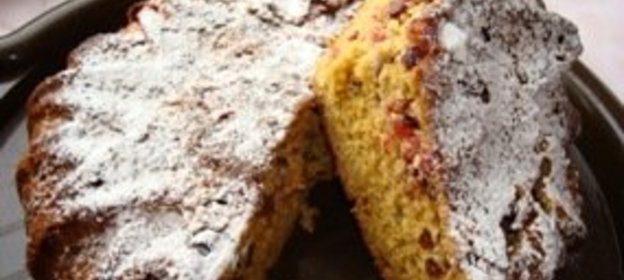 Клюквенно-апельсиновый кекс