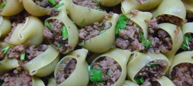 Фаршированные макароны