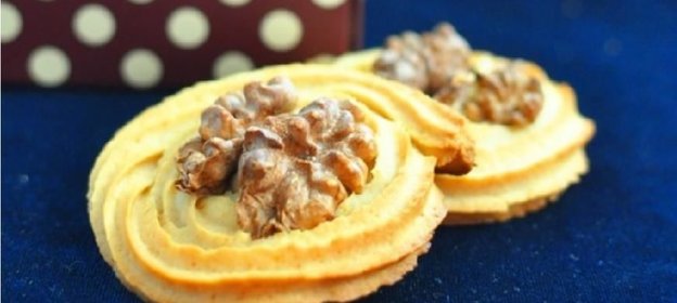 Печенье медовое с грецким орехом