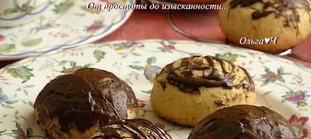 Творожные пряники в шоколаде