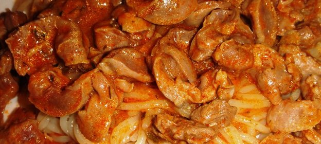 Поджарка с томатной подливкой