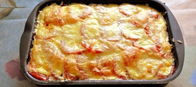 Запеканка из фарша индейки