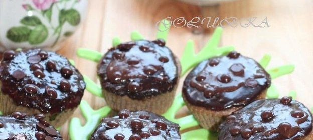 Кексы «Кока-кола» c карамелью