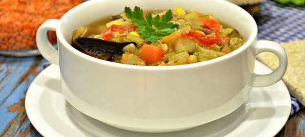 Густой овощной суп