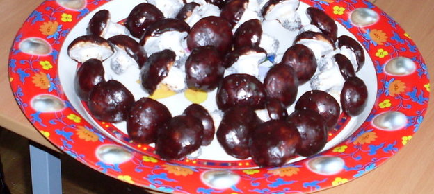 печенье грибочки