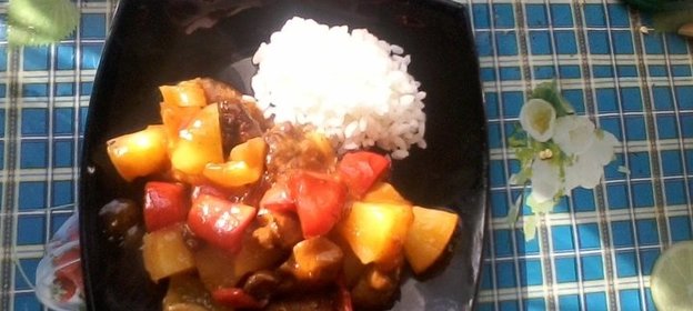 Куриная грудка в кисло-сладком соусе