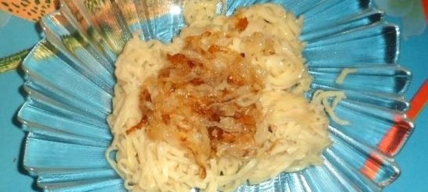 Лапша с подливой