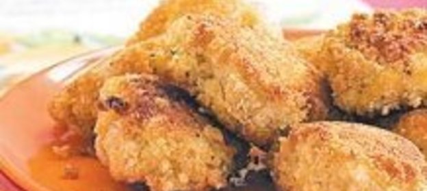 Куриные кусочки в хлебных крошках с пряностями