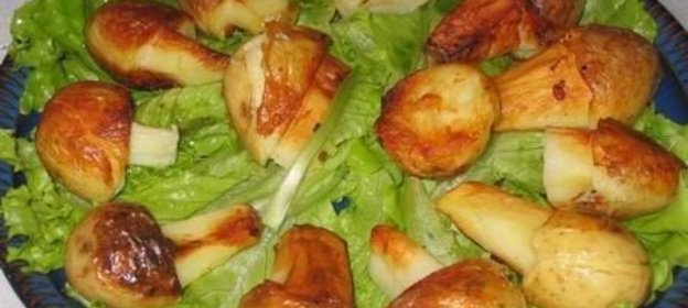 Грибы из картофана