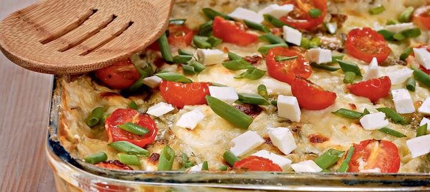 Запеканка из огородной зелени