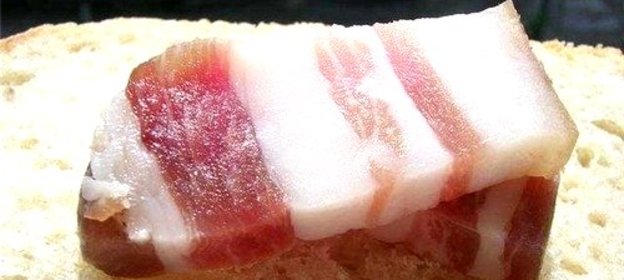 Засолка сала в рассоле с чесноком