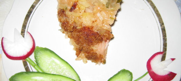 Постная картофельная запеканка