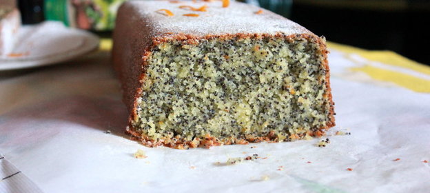 Постный маковый кекс