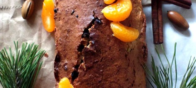 Мандариновый рождественский кекс