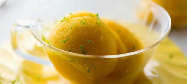 Сорбет с манго и лаймом