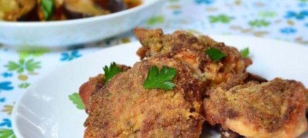 Куриные бедра с хрустящей корочкой