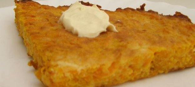 Морковная запеканка