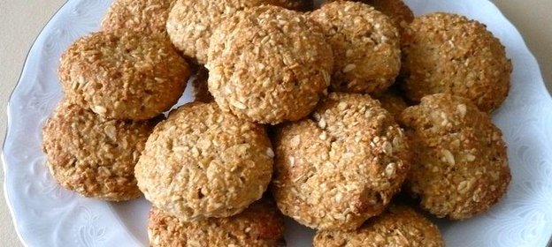 Овсяное печенье с творогом и бананом