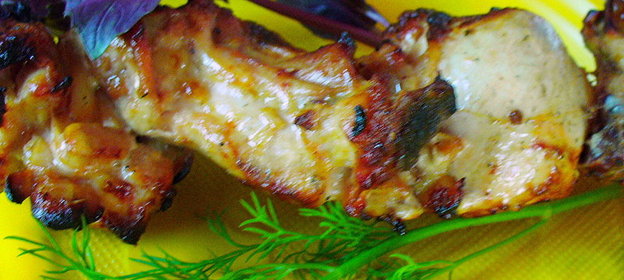 Куриные шашлычки по-ирански