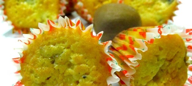 Маффины с киви