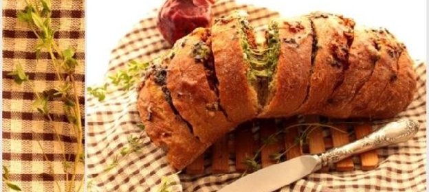 Хлеб с пикантной начинкой