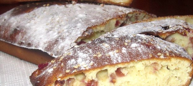 Клюквенный кекс