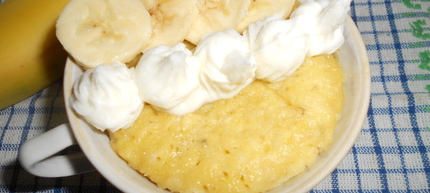 Банановый кекс в микроволновке (тест-драйв)