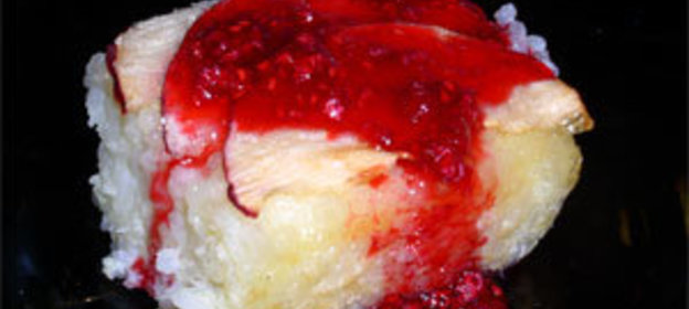 Рисовая запеканка с яблоками