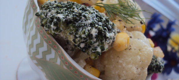 Теплый капустный салат