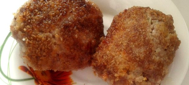 Котлеты в сухарях