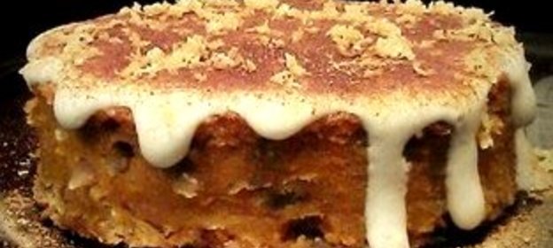 Морковно-медовый кекс с семенами подсолнечника