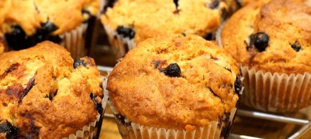 Кексики со смородиной