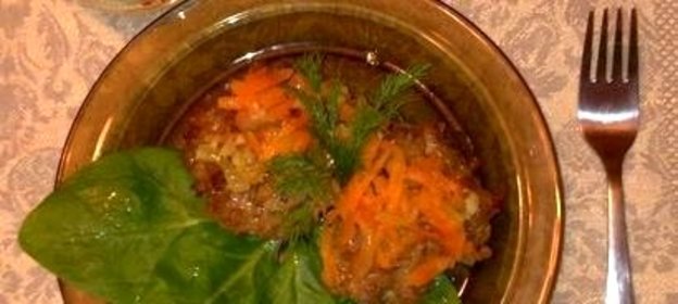 Биточки домашние на подушке