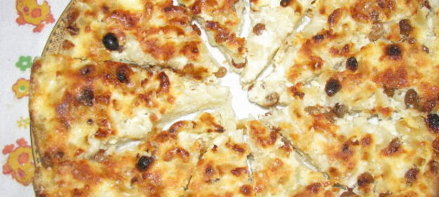 Творожная запеканка с макаронами