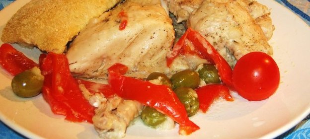 Цыпленок в хлебном тесте