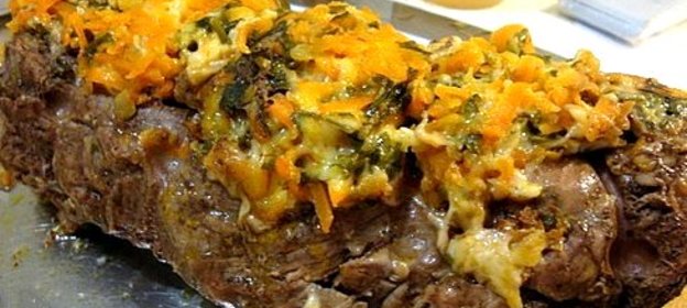 Говяжья вырезка, запеченная в фольге