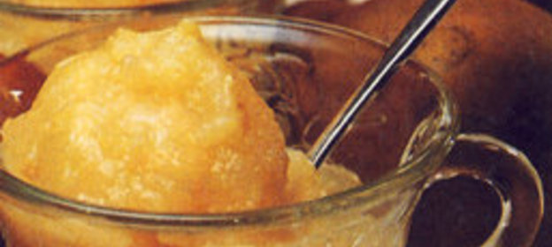 Грушевое сорбе с граппой