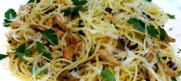 Спагетти с индейкой