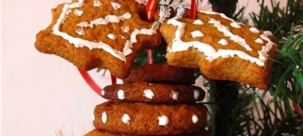 Подарочное, новогоднее печенье Колокольчики