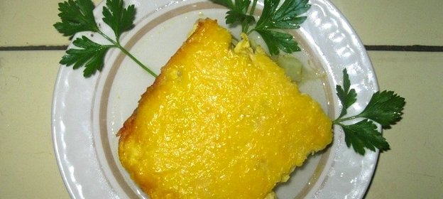 Запеканка из кабачков с сыром