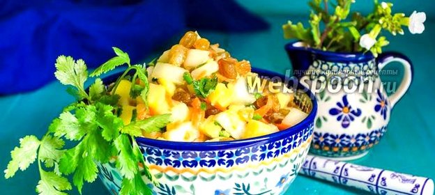 Салат из квашеных яблок