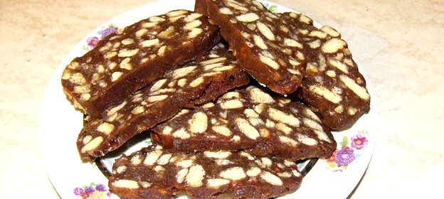 Шоколадная колбаска