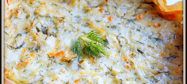 Капустный пирог на хлебной лепёшке или «Бабушкины пирожки с капустой» на новый лад. Тест-драйв