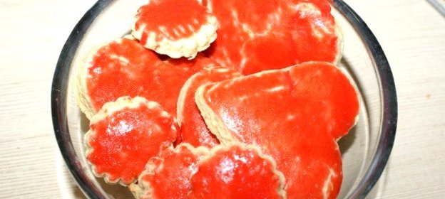 Цветное песочное печенье