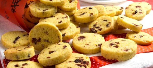 Печенье с сушёной клюквой