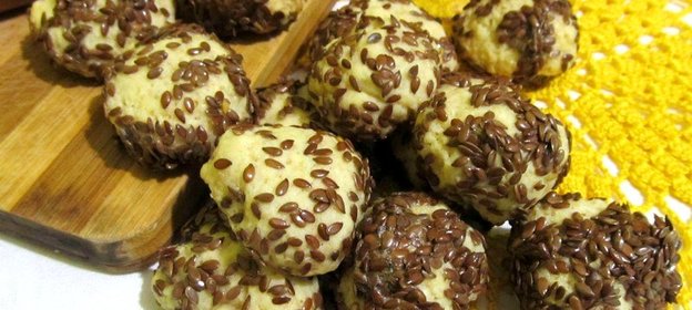 Печенье с семенами льна