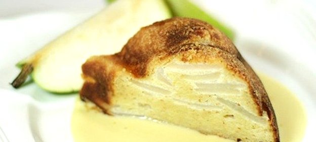 Творожная запеканка с грушами