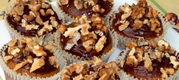 Кекси на згущеному молоці з кавою