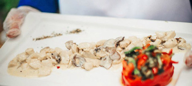 Курица с овощами аль денте