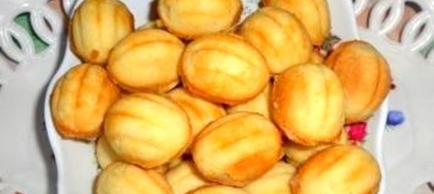 Печенье в формах с грушевым пюре